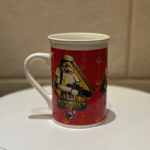 2014 Star Wars Coffee Mug with Yoda,Vader and Trooper Lucas Film Ltd